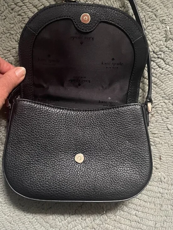 Kate Spade Leila Mini Flap Crossbody bag Black - Picture 9 of 10